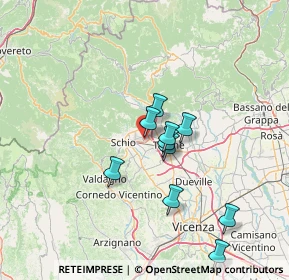 Mappa Provincia di Vicenza, 36015 Schio VI, Italia (14.31727)