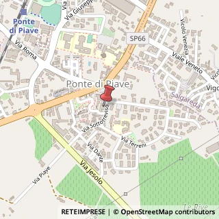 Mappa Via Sottotreviso, 12, 31047 Ponte di Piave, Treviso (Veneto)