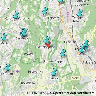 Mappa Via Dante Alighieri, 21050 Castelseprio VA, Italia (3.00563)
