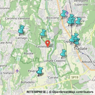 Mappa Via Don G. Macchi, 21050 Castelseprio VA, Italia (2.49929)
