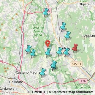 Mappa Via Dante Alighieri, 21050 Castelseprio VA, Italia (3.92333)