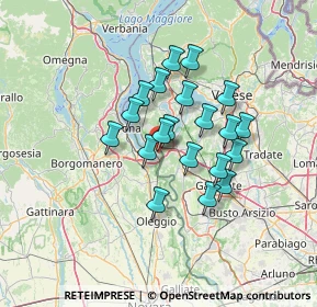 Mappa Via Pessina, 28053 Castelletto sopra Ticino NO, Italia (10.4265)