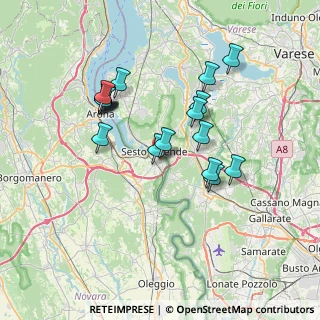 Mappa Via Roma, 28053 Castelletto sopra Ticino NO, Italia (6.58833)