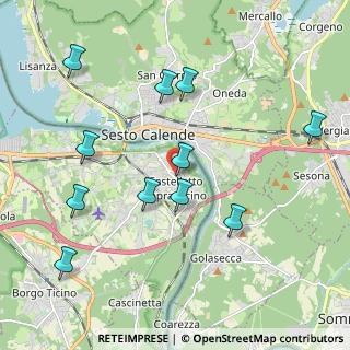 Mappa Via Roma, 28053 Castelletto sopra Ticino NO, Italia (2.13727)