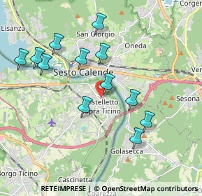 Mappa Via Pessina, 28053 Castelletto sopra Ticino NO, Italia (1.9)