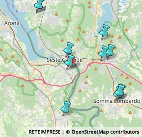 Mappa Via Roma, 28053 Castelletto sopra Ticino NO, Italia (4.68091)