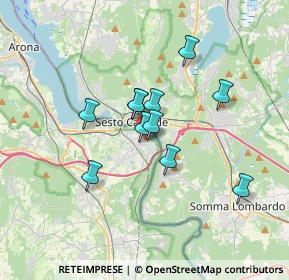 Mappa Via Pessina, 28053 Castelletto sopra Ticino NO, Italia (2.57636)