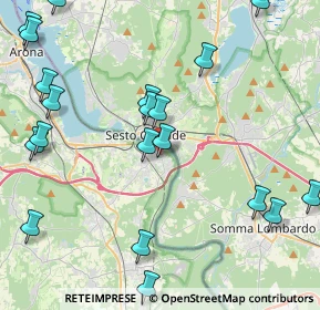 Mappa Via Roma, 28053 Castelletto sopra Ticino NO, Italia (5.3665)