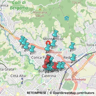 Mappa Via Giuseppe Toniolo, 24123 Bergamo BG, Italia (0.9065)