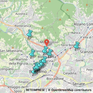 Mappa Via Giuseppe Toniolo, 24123 Bergamo BG, Italia (2.17)