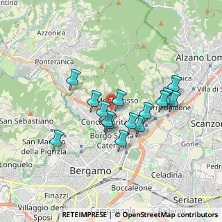 Mappa Via Giuseppe Toniolo, 24123 Bergamo BG, Italia (1.45533)