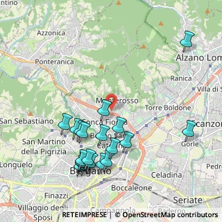 Mappa Via Giuseppe Toniolo, 24123 Bergamo BG, Italia (2.2255)