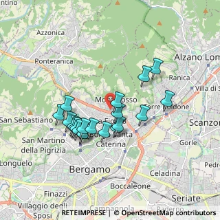 Mappa Via Giuseppe Toniolo, 24123 Bergamo BG, Italia (1.5555)