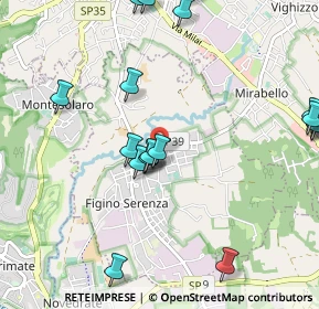 Mappa Via N. Copernico, 22060 Figino Serenza CO, Italia (1.264)
