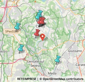 Mappa Via N. Copernico, 22060 Figino Serenza CO, Italia (3.38364)