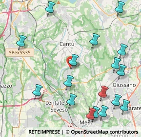 Mappa Via N. Copernico, 22060 Figino Serenza CO, Italia (5.23941)