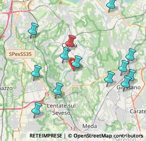 Mappa Via N. Copernico, 22060 Figino Serenza CO, Italia (4.42385)