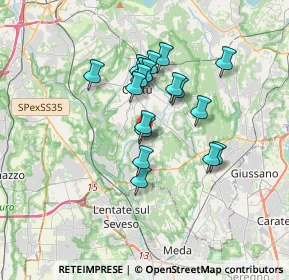 Mappa Via N. Copernico, 22060 Figino Serenza CO, Italia (2.75167)