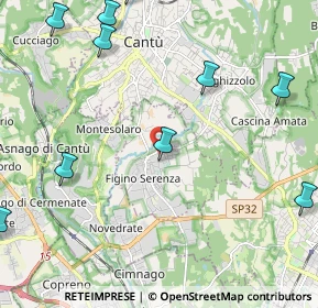 Mappa Via N. Copernico, 22060 Figino Serenza CO, Italia (3.27077)