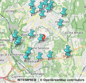 Mappa Via N. Copernico, 22060 Figino Serenza CO, Italia (2.2805)