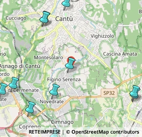 Mappa Via N. Copernico, 22060 Figino Serenza CO, Italia (3.09)