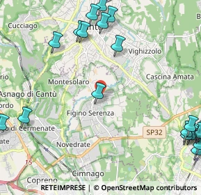 Mappa Via N. Copernico, 22060 Figino Serenza CO, Italia (3.143)