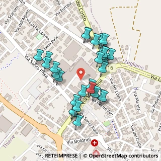Mappa Via Cima Larici, 36016 Thiene VI, Italia (0.2)