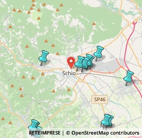 Mappa Via de Pinedo, 36015 Schio VI, Italia (6.08333)