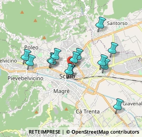 Mappa Via de Pinedo, 36015 Schio VI, Italia (1.52143)