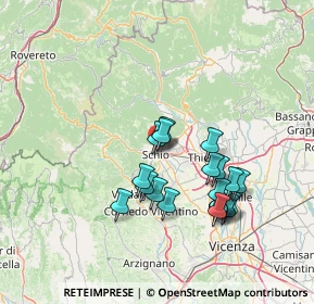 Mappa Via Capitano Sella, 36015 Schio VI, Italia (13.044)