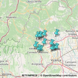 Mappa Via de Pinedo, 36015 Schio VI, Italia (9.41077)