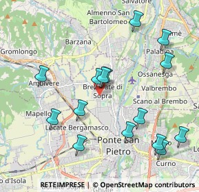 Mappa Via E. Rampinelli, 24030 Brembate di sopra BG, Italia (2.14067)