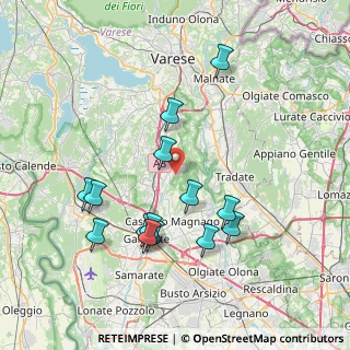 Mappa Via Gianni Rodari, 21040 Carnago VA, Italia (7.595)