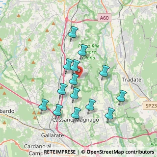 Mappa Via Gianni Rodari, 21040 Carnago VA, Italia (3.49429)
