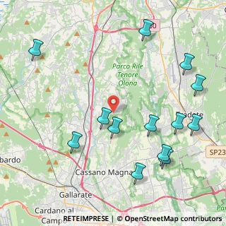 Mappa Via Gianni Rodari, 21040 Carnago VA, Italia (4.95923)