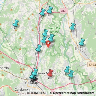 Mappa Via Gianni Rodari, 21040 Carnago VA, Italia (4.9745)