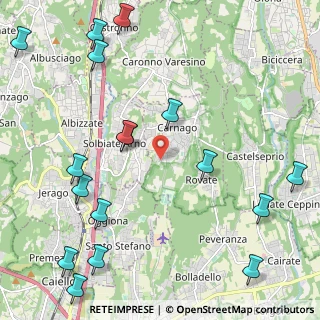 Mappa Via Gianni Rodari, 21040 Carnago VA, Italia (2.90118)