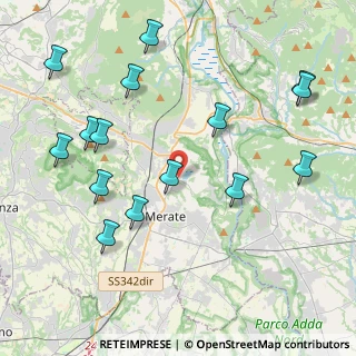 Mappa Via Cavour, 23807 Merate LC, Italia (4.75667)