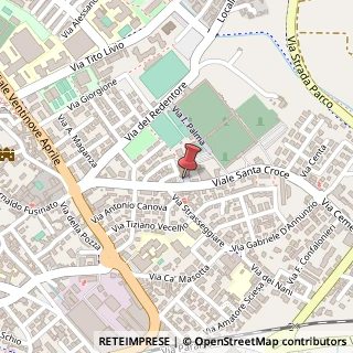 Mappa Viale Santa Croce, 37, 36015 Schio VI, Italia, 36015 Schio, Vicenza (Veneto)