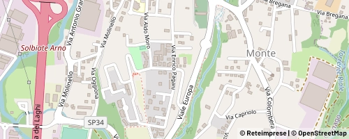 Mappa Solbiate Arno
