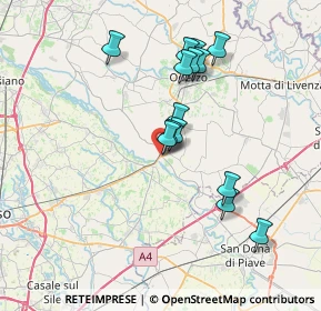 Mappa Via Risorgimento, 31047 Ponte di Piave TV, Italia (6.52)