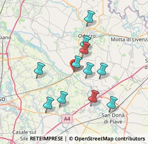 Mappa Via Risorgimento, 31047 Ponte di Piave TV, Italia (6.51273)