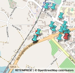 Mappa Via Risorgimento, 31047 Ponte di Piave TV, Italia (0.2635)