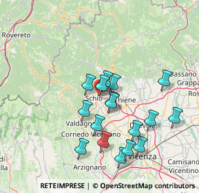 Mappa Via Campagnola, 36015 Schio VI, Italia (13.49)