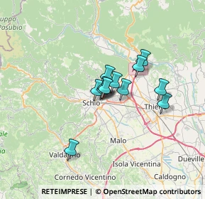 Mappa Via Campagnola, 36015 Schio VI, Italia (4.07667)