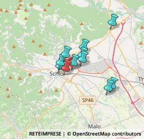 Mappa Via Campagnola, 36015 Schio VI, Italia (2.24455)