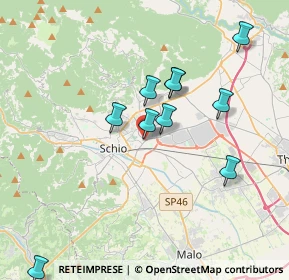 Mappa Via Campagnola, 36015 Schio VI, Italia (4.315)