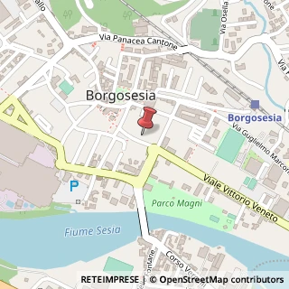 Mappa Via XX Settembre, 29, 13011 Borgosesia, Vercelli (Piemonte)