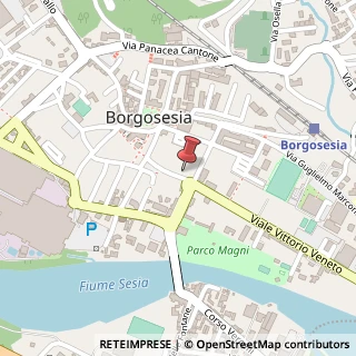 Mappa Via XX Settembre, 39, 13011 Borgosesia, Vercelli (Piemonte)