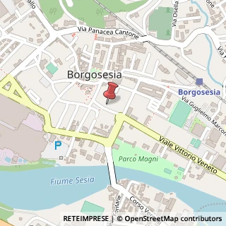 Mappa Via XX Settembre, 25, 13011 Borgosesia, Vercelli (Piemonte)